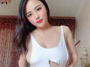 Selfie van een Chinees model